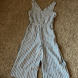 Splendid cropped wide leg jumpsuit